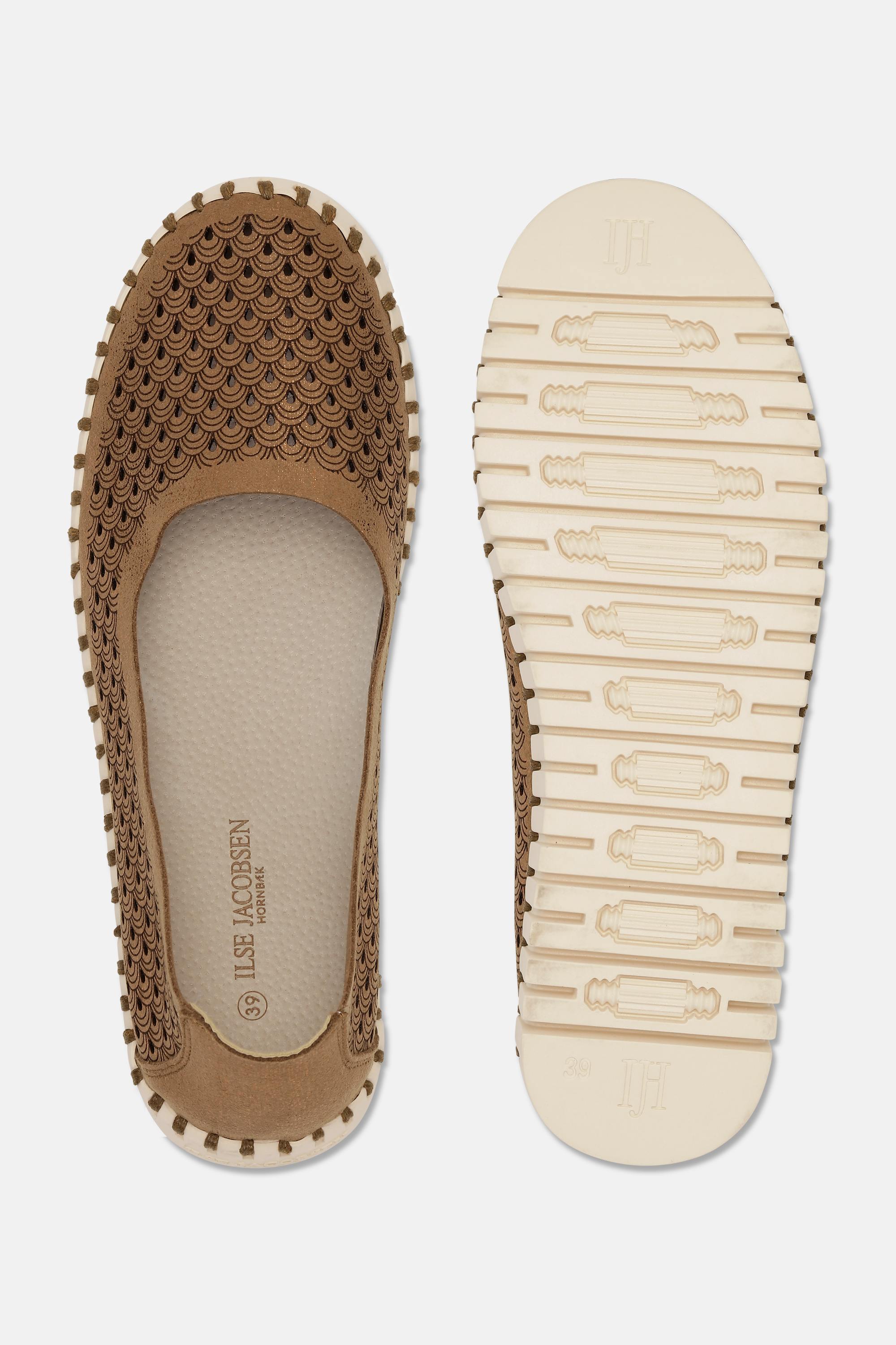 Tulip Chaussures Brillantes - Nougat Pearled Ivory